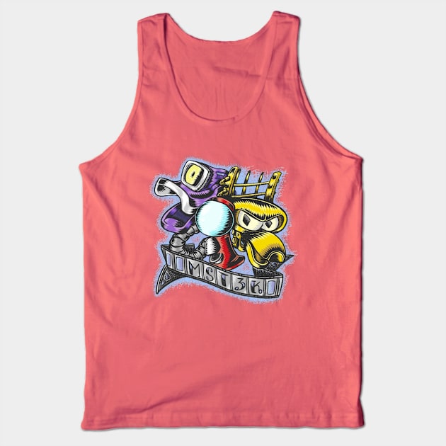 Robot Roll Call Tank Top by picklenickel